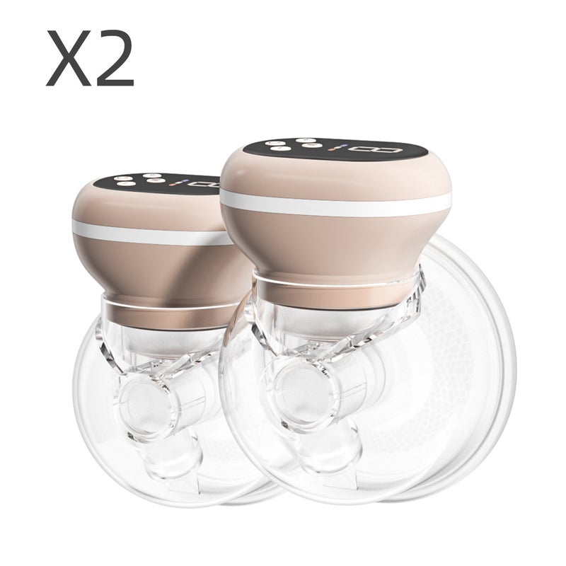 Dearevery Wearable Electric Breast Pump Mute Milk Collection Hand-Free Invisible Automatic Intelligent Breast Pump - Image 1