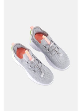 RBX Kids Girl Slip On Shoes, Light Grey  - Image 4