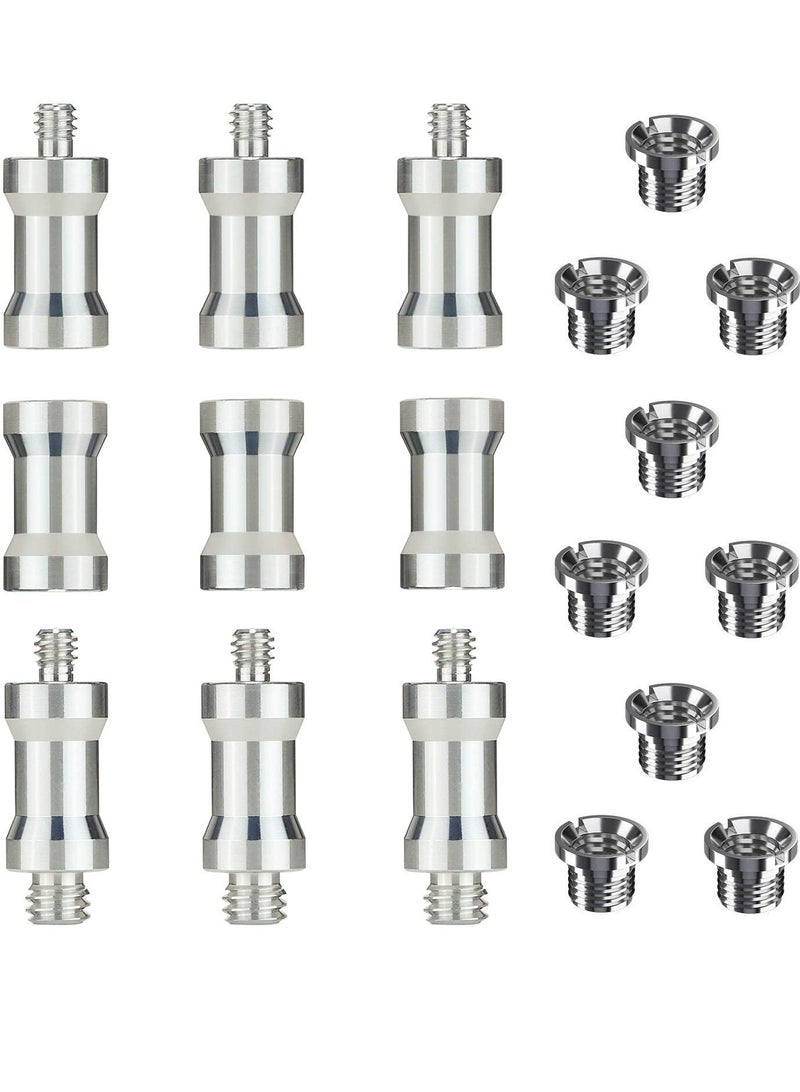 1/4" to 3/8" Tripod Screw Adapter - Standard Tripod Mount Reducer Nut for Camera Tripods, Threaded Camera Screw for Enhanced Compatibility and Stability.