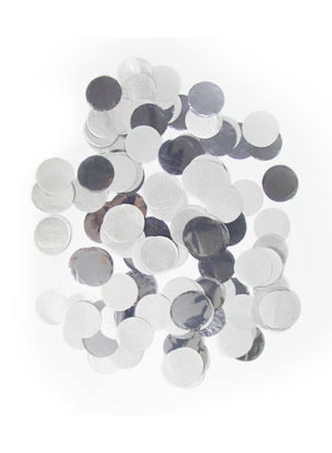 فولات قصاصات فضية مستديرة كبيرة 14 جرام