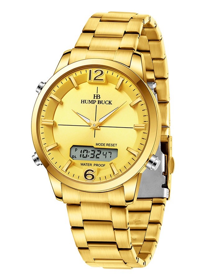 HUMPBUCK Watches for Men with Perpetual Calendar and Alarm Waterproof Multifunctional Watch Casual and Minimalist Style Wristwatch  - Image 2