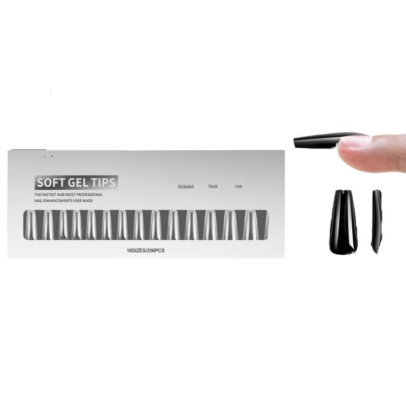 Nail arch nail plate semi frosted nail plate  Transparent - Image 1