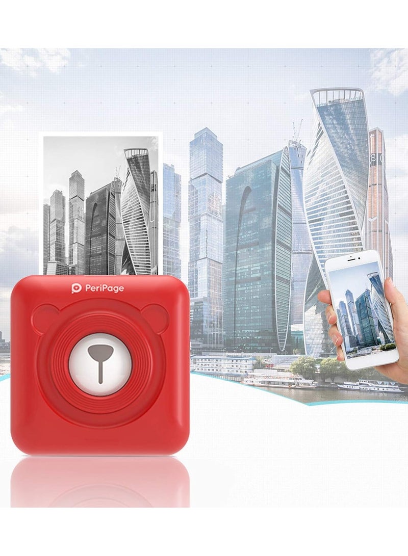 PeriPage Mini Pocket Wireless BT Thermal Printer Picture Photo Label Memo Receipt Paper Printer with USB Cable Support for Android iOS Smartphone Windows - Image 4