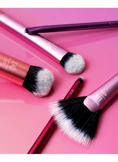 Exotic 5-Piece Artist Essential Makeup Brush Set Pink/Brown/Black  - Image 2