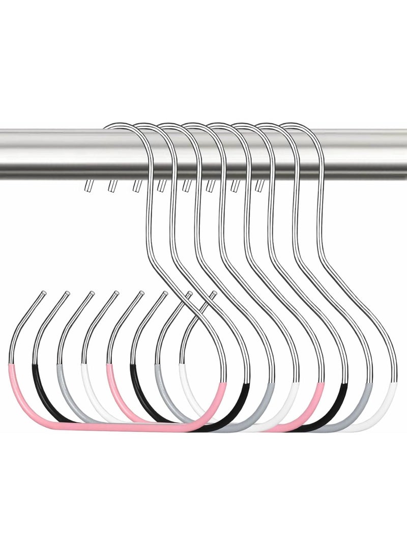 SYOSI Hat Hangers, Closet Hat Organizer for Baseball Caps, Wall-mounted Hats Storage Rack for Scarves, Belts, Headwear, Adjustable Hats Holder for Bedroom, Closet, Wardrobe, Entryway (4 color, 8 Pack) - Image 1