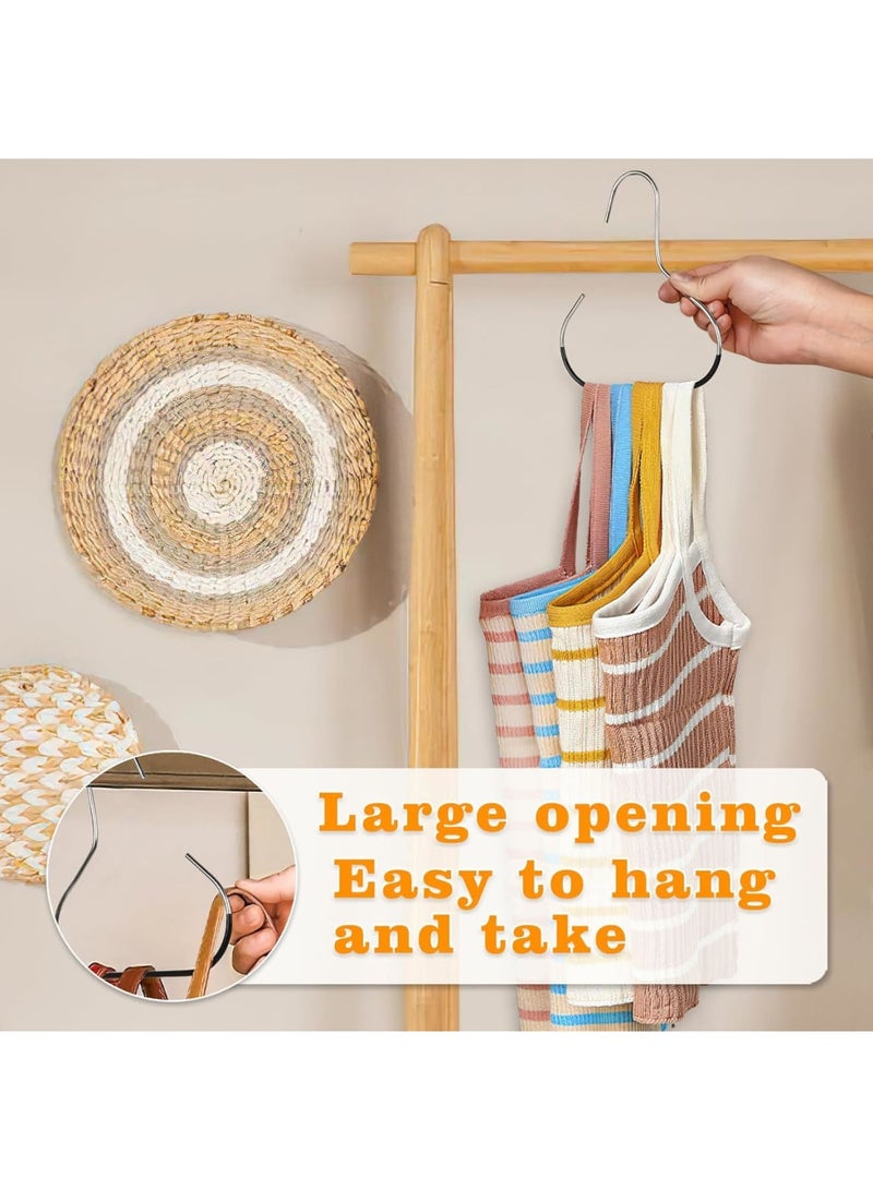 SYOSI Hat Hangers, Closet Hat Organizer for Baseball Caps, Wall-mounted Hats Storage Rack for Scarves, Belts, Headwear, Adjustable Hats Holder for Bedroom, Closet, Wardrobe, Entryway (4 color, 8 Pack) - Image 3