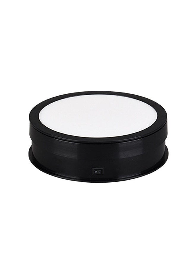 Generic 20cm Motorized Rotating Display Stand Rotating Turntable 10kg/22lbs Load Capacity 360°Rotatable Display Turntable with LED Light for Photography Products Display Live Video Show  - Image 1