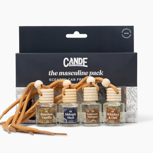 CE Craft Hanging Car Air Freshener – Fragrance Oil Diffuser with Essential Oils – Long-Lasting Aromatherapy Scents for Automobiles – 4 Pack, Floral - Image 5
