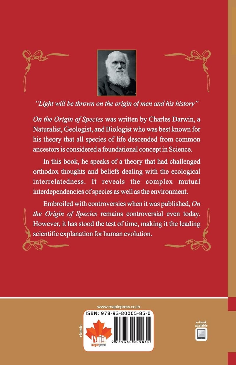 On the Origin of Species - Charles Darwin (Maple Classics)  - Image 2
