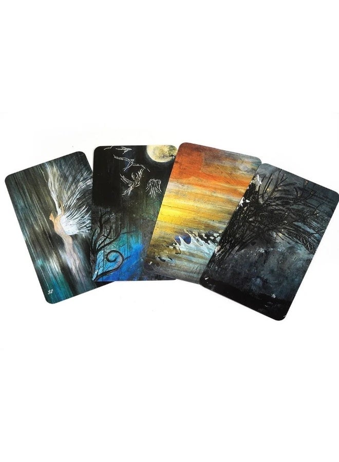 NIBEMINENT 1 Personal Tarot Deck, Antique Wings, Magic Cards, Leisure Fortune Divination Party, Entertainment Activity, Family Gathering, Board Game - Image 2