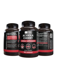 PURE ORIGINAL INGREDIENTS Acerola Cherry (365 Capsules) No Magnesium Or Rice Fillers Always Pure Lab Verified  - Image 3