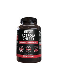 PURE ORIGINAL INGREDIENTS Acerola Cherry (365 Capsules) No Magnesium Or Rice Fillers Always Pure Lab Verified  - Image 2