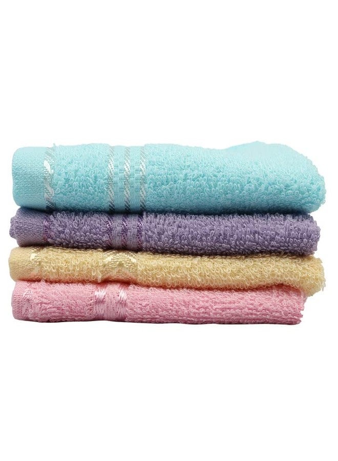 GRGRASP Thread That Bind Relations 100% Cotton Soft & Absorbent 300 GSM Face Towel Set of 12 pcs (Size 27 * 27Cm Small) Multi Color - Image 4