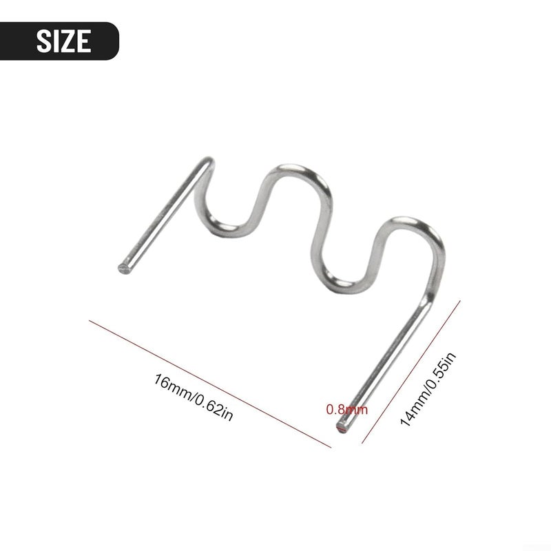 Multi-category warehouse equip 100PCS 0.6mm & 0.8mm Hot Stapler Staples for Plastic Welding – Stainless Steel Corner, Flat, and Wave Staples for Car Bumper and Repair Kits(0.8mm Wave staples) Easy assemble alternatives Post-order arranged dispatch Fixed delivery schedule Permanent & temporary usable Market popular practical build Home & professional compatible Wear resistant upgraded material Easy hand assemble compatible Widely used design Defect free upgraded substance Simple multi-feature practical build Good ventilation Transit damage minimized design Season change compatible build Reinforced edge Various color options Elegant appearance Market demand focused build Growing order stock support Globally selected raw material Dispersed regional warehouses KSA standard compatible design Climate adapted upgraded quality Multi-style matching design - Image 2