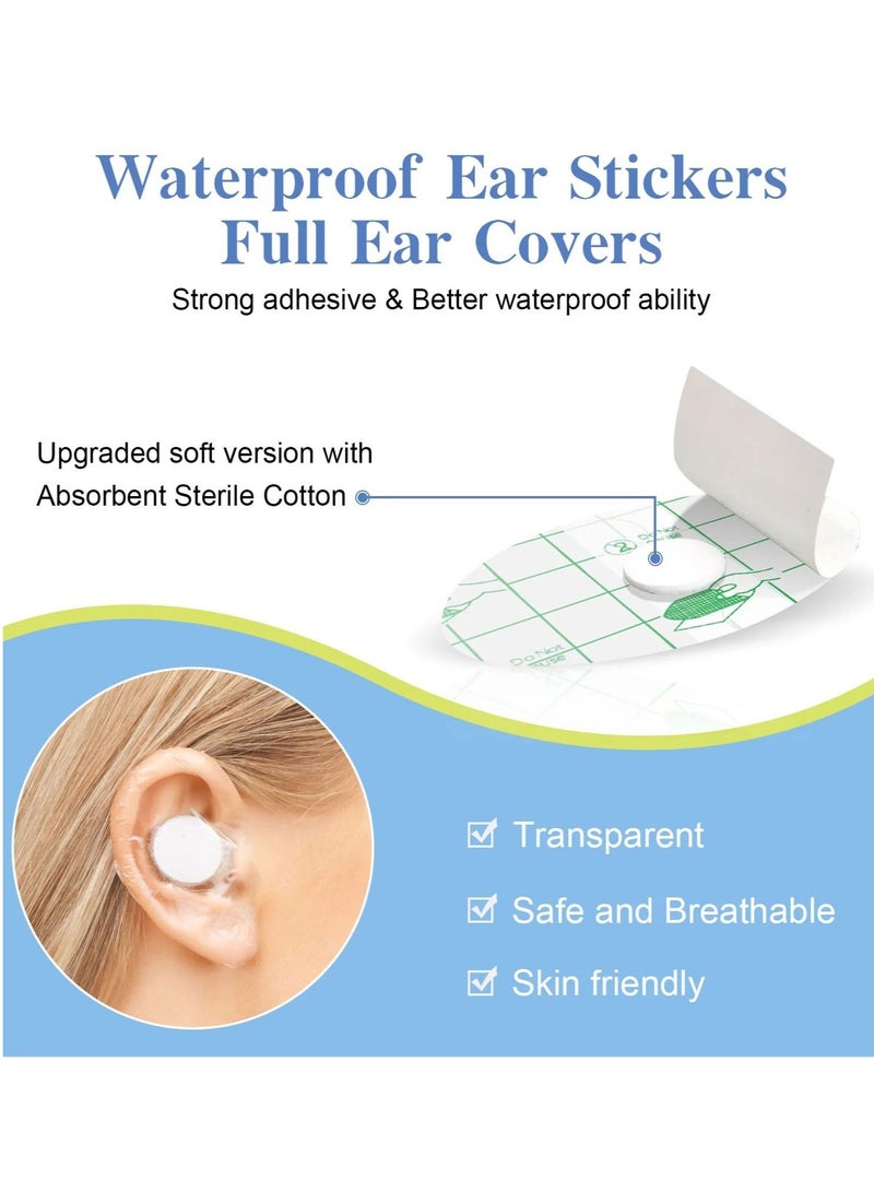 60 Pieces Waterproof Ear Protector Cover for Swimming Shower Ear Protectors with Ear Plugs for Kids Newborn Disposable Ear Covers for Shower Surfing Snorkeling and Other Water Sports - Image 4