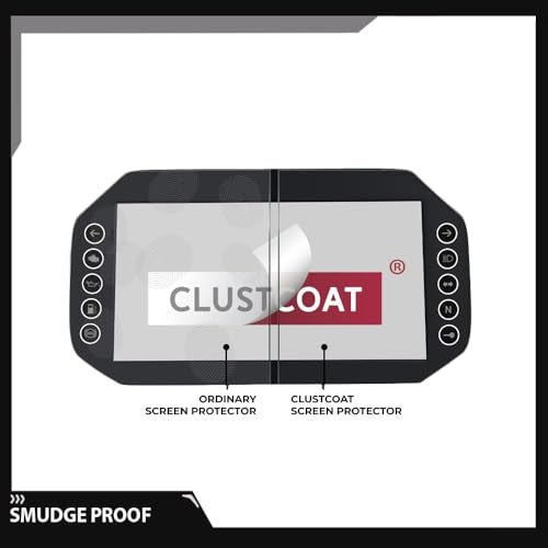 CLUSTCOAT 9H Nano Glass Motorcycle Dashboard Screen Protector for Honda Unicorn 2025+ / SP 160 (Base) / CB 300F - Image 5