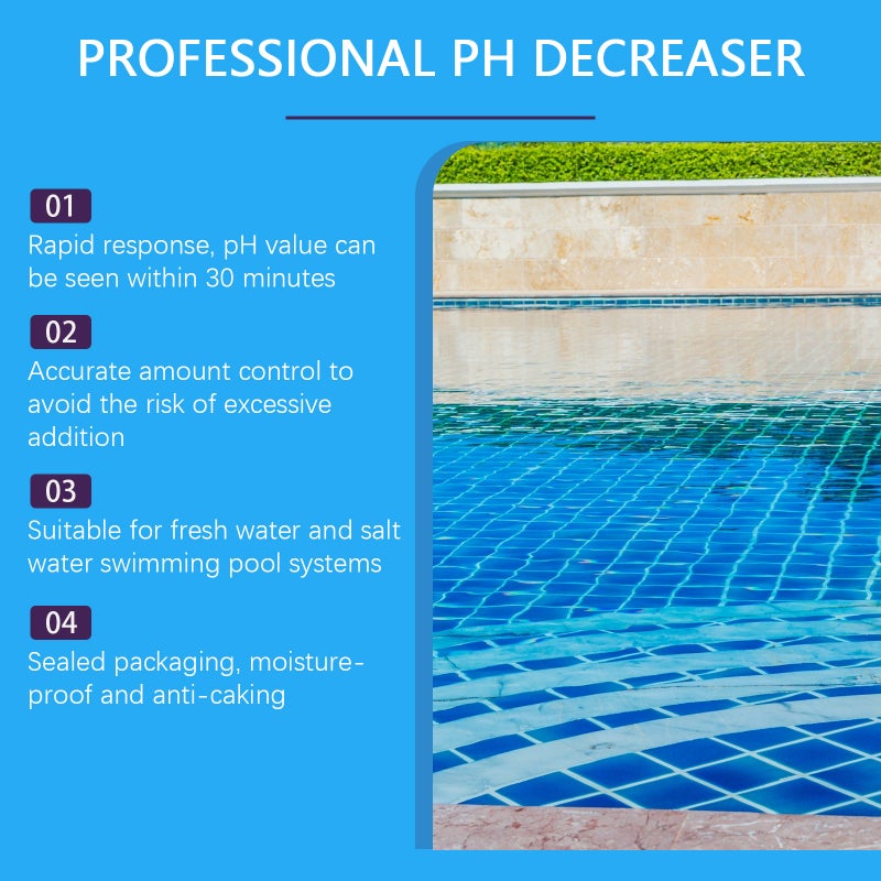 Hozonex Swimming Pool Ph Value Reduction Agent, Water Quality Clarification, Anti-Skin Irritation, Household And Commercial Multi-Scenario Adaptation - Image 5