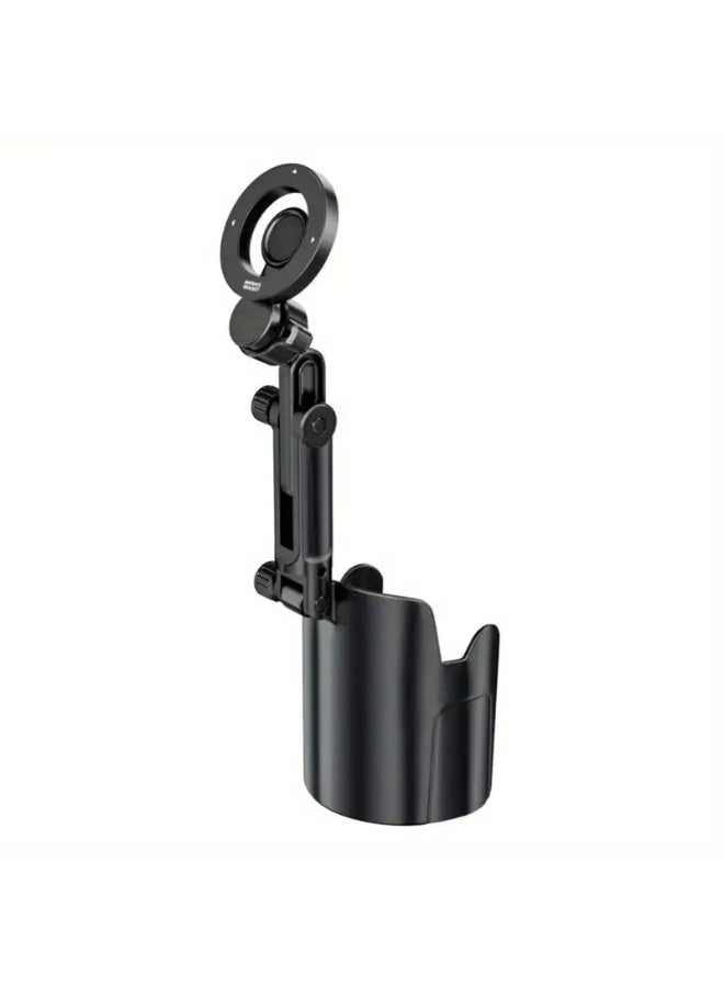 Magnetic Car Cup Holder with Rotation Lock – Perfect for Magsafe Compatible Devices - Image 1