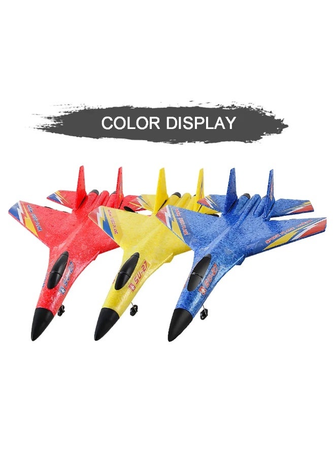 Stem 2.4G RC Glider Plane – Amphibious Remote Control Aircraft with LED Lights | 12–15 Min Flight  1 peice Multicolours - Image 1