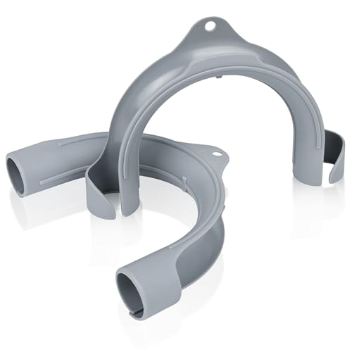 XwaYexa U-Shaped Washing Machine Drain Hose Holder Hook, U-Bend Hose Holder Hook for Laundry Tub, Dishwasher and Sink Srain Hoses, Compatible with Samsung, GE Washers (2Pack) - Image 1