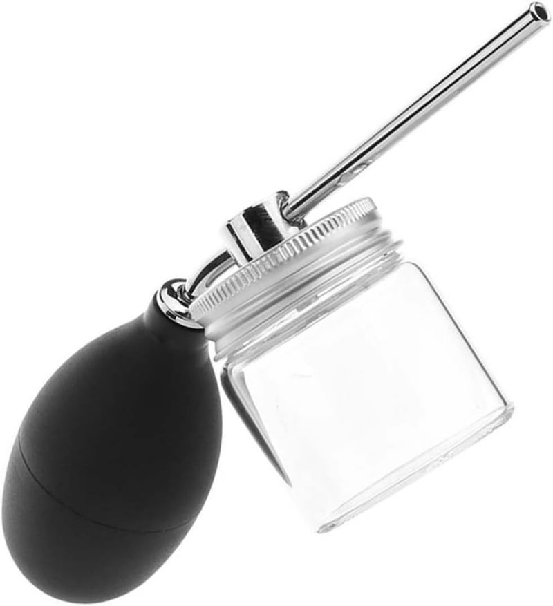 Portable Hair Fiber Powder Spray Bottle, Professional Refillable Powder Dispenser for Men and Women, Household Hair Styling Accessory - Image 1
