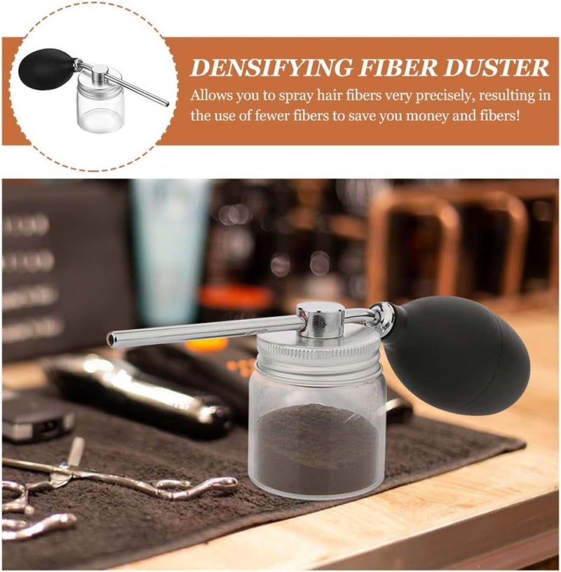 Portable Hair Fiber Powder Spray Bottle, Professional Refillable Powder Dispenser for Men and Women, Household Hair Styling Accessory - Image 3