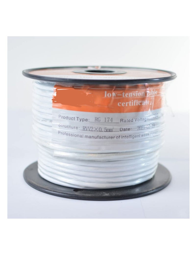 Generic - CCTV Camera Cable RG174 – 300m for High-Quality Video Transmission - Image 1