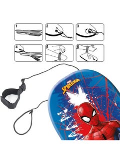 MONDO Mondo Spiderman Body Board – 84 cm, Kids’ Surfing Board with Cool Spiderman Design, Lightweight & Durable for Beach & Pool Fun  - Image 3
