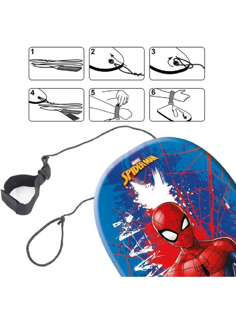 MONDO Mondo Spiderman Body Board – 84 cm, Kids’ Surfing Board with Cool Spiderman Design, Lightweight & Durable for Beach & Pool Fun  - Image 3