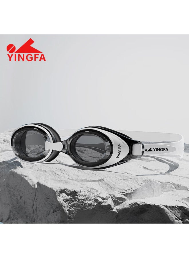 Yingfa Hd Anti-fog Waterproof Wide View Men's And Women's Swimming Goggles Plain Swimming Goggles Black And White Panda - Image 1