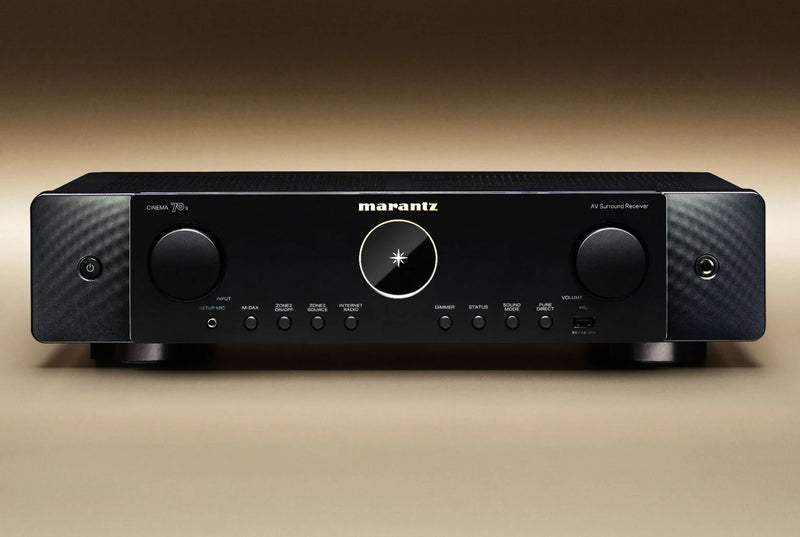 Marantz CINEMA 70s Slimline 7.2‑Channel 50W 8K AV Receiver with Dolby Atmos, DTS:X, HEOS™, and 6 HDMI Inputs – Black - Image 1