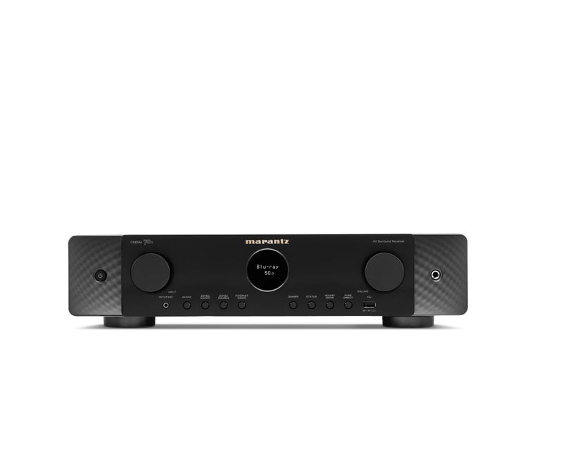 Marantz CINEMA 70s Slimline 7.2‑Channel 50W 8K AV Receiver with Dolby Atmos, DTS:X, HEOS™, and 6 HDMI Inputs – Black - Image 2