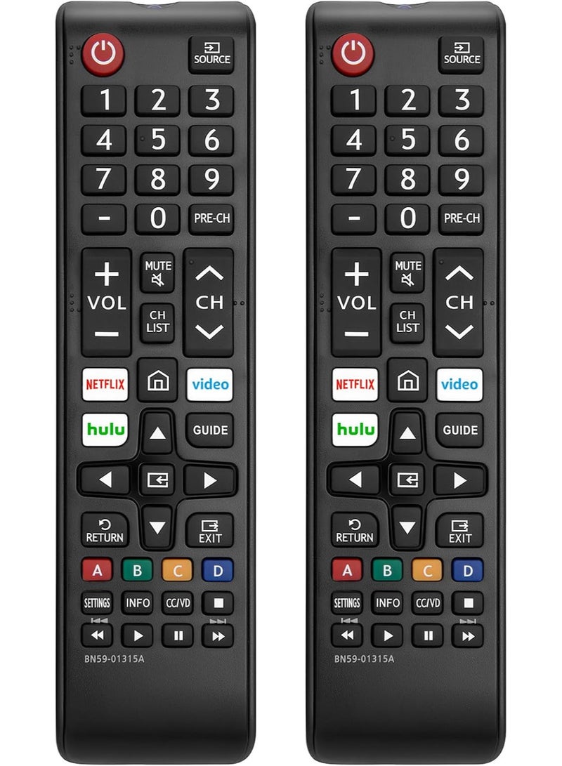 Bincoo 2 Pack New Universal Remote for All Samsung TV Remote, Replacement Compatible for All Samsung Smart TV, LED, LCD, HDTV, 3D, Series TV - Image 1