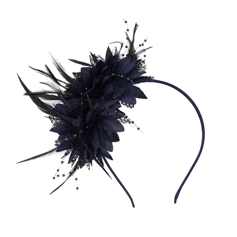 Eforcase Vintage Feather Hair Band 1920s Flapper Headband 20s Flapper Headpieces for Great Gatsby Masquerade Birthday Party - Image 4