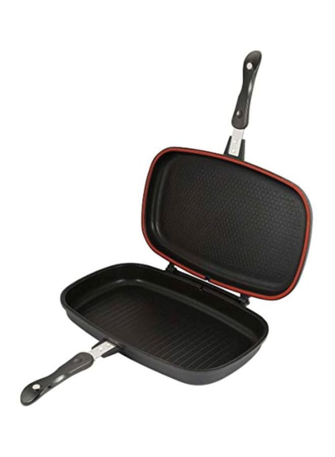 DESSINI Aluminium Grilling Pan Black/Silver/Red 40cm - Image 2