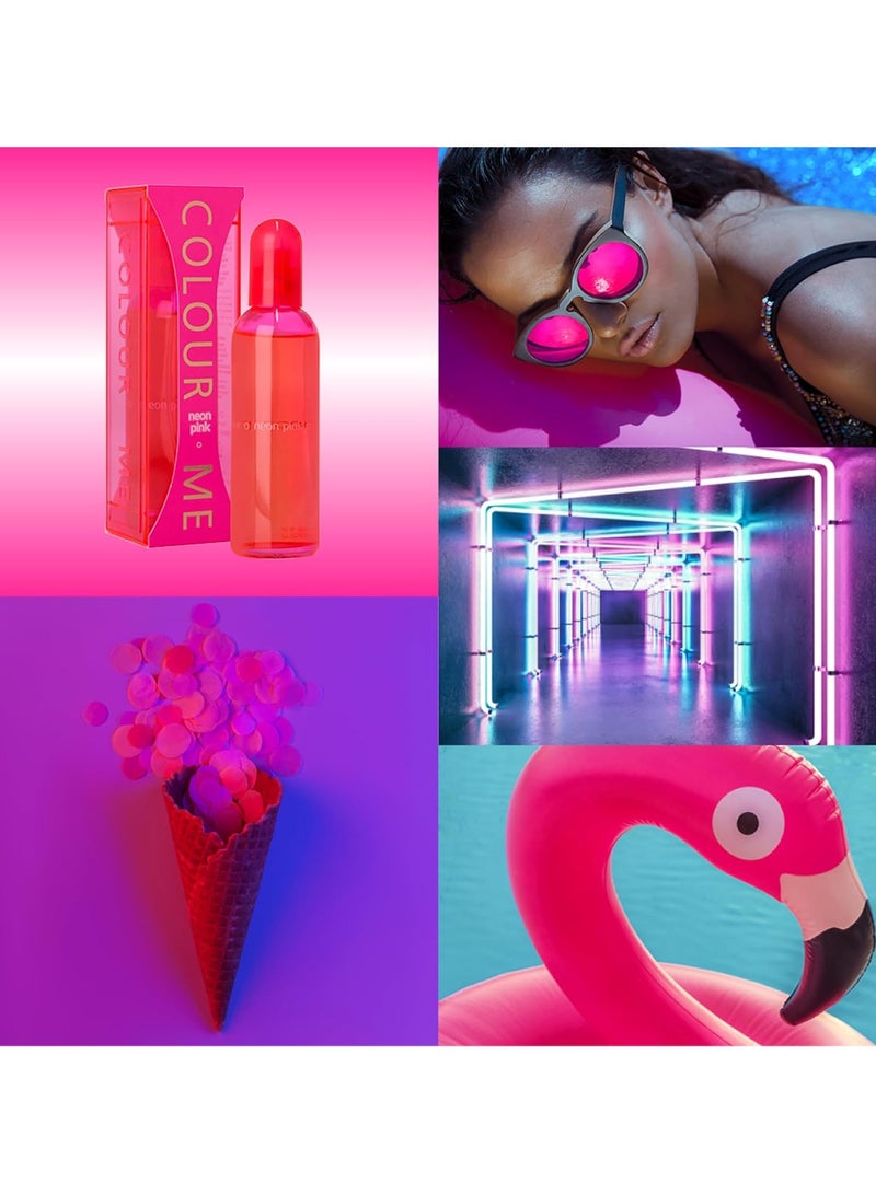 Colour Me Neon Pink - Fragrance for Women - 100ml Eau de Parfum, by Milton-Lloyd - Image 2