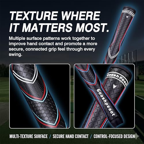 Goashpeaot Polyurethane Golf Grips Pack of 13 with Regripping Kit，Advanced Texture Control Non-slip for All-Weather Conditions Golf Club Grips,Comfortable Tackiness Feel Golf Grips for Men - Image 3