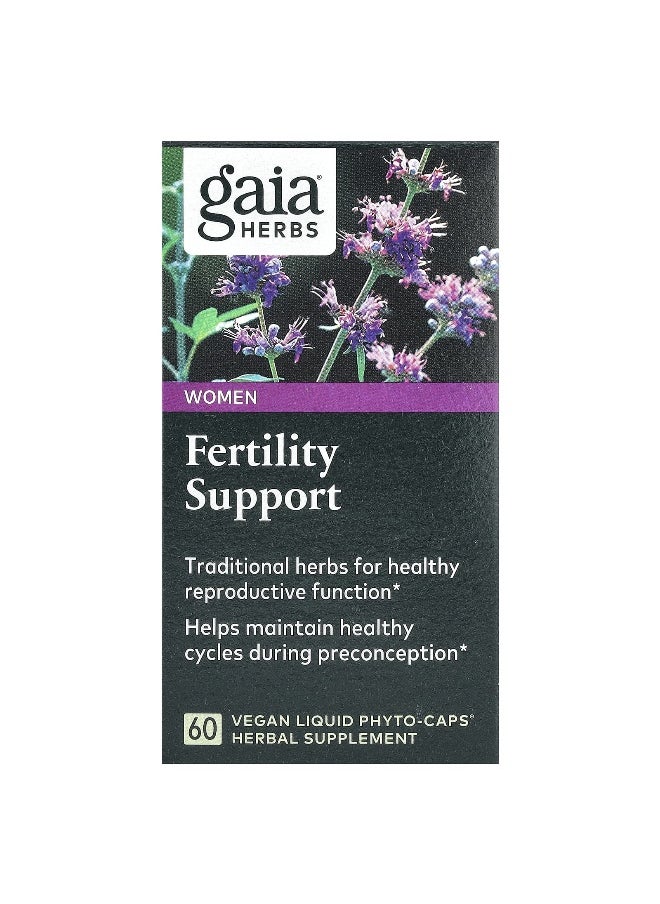 Gaia Herbs - Gaia Herbs, Women Fertility Support, 60 Vegan Liquid Phyto-Caps - Image 1