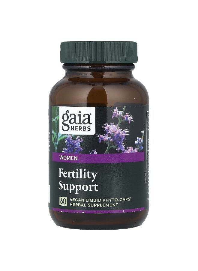 Gaia Herbs - Gaia Herbs, Women Fertility Support, 60 Vegan Liquid Phyto-Caps - Image 1