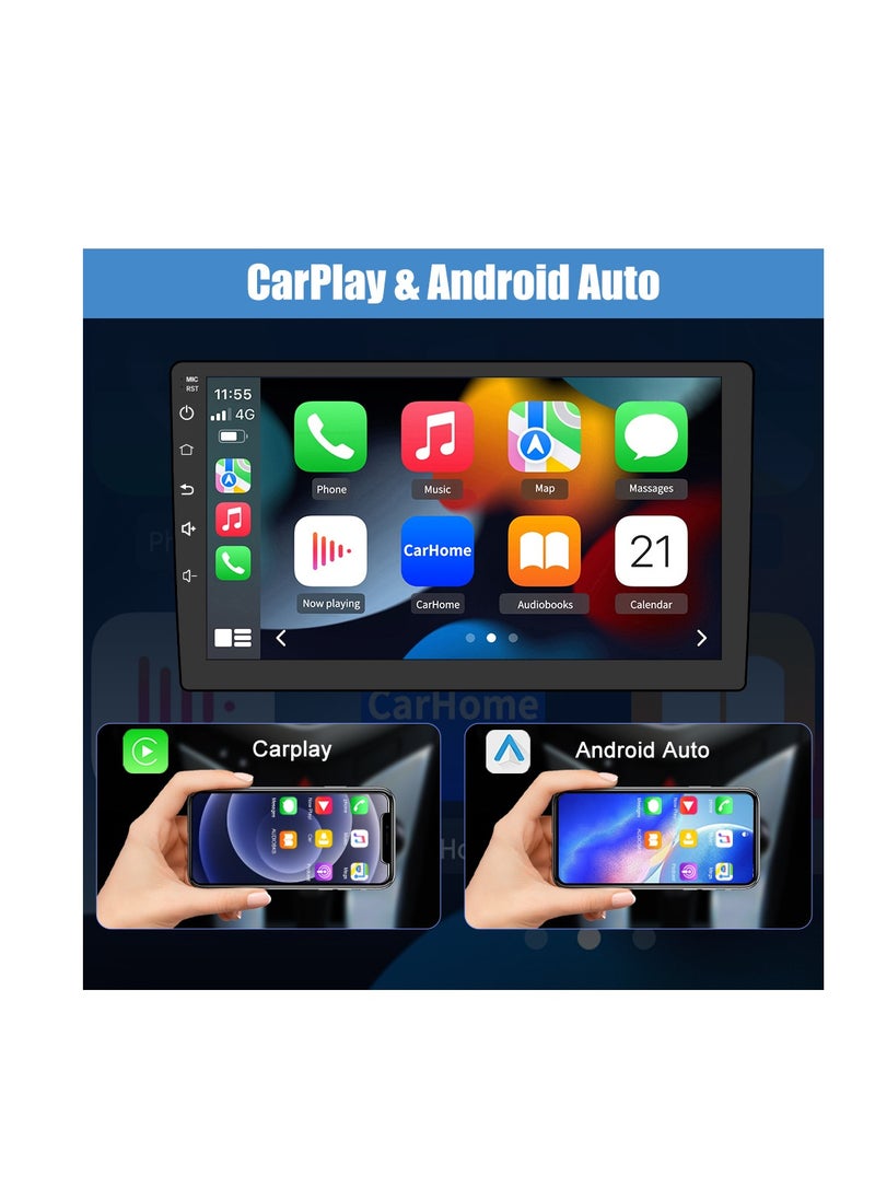 Junsun - Car Radio Stereo Android 12 for Toyota FJ Cruiser 2007-2014 with CarPlay Android Auto Bluetooth WiFi - Image 1