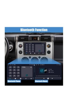 Junsun Car Radio Stereo Android 12 for Toyota FJ Cruiser 2007-2014 with CarPlay Android Auto Bluetooth WiFi  - Image 5