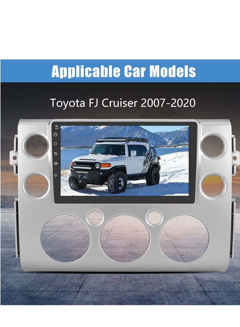 Junsun Car Radio Stereo Android 12 for Toyota FJ Cruiser 2007-2014 with CarPlay Android Auto Bluetooth WiFi - Image 1
