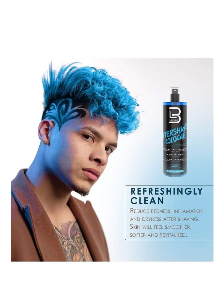 L3 كولونيا بعد الحلاقة مستوى 3 تهدئ الاحمرار والتهيج مرطب ومنعش لبشرتك 400 مل - Image 2