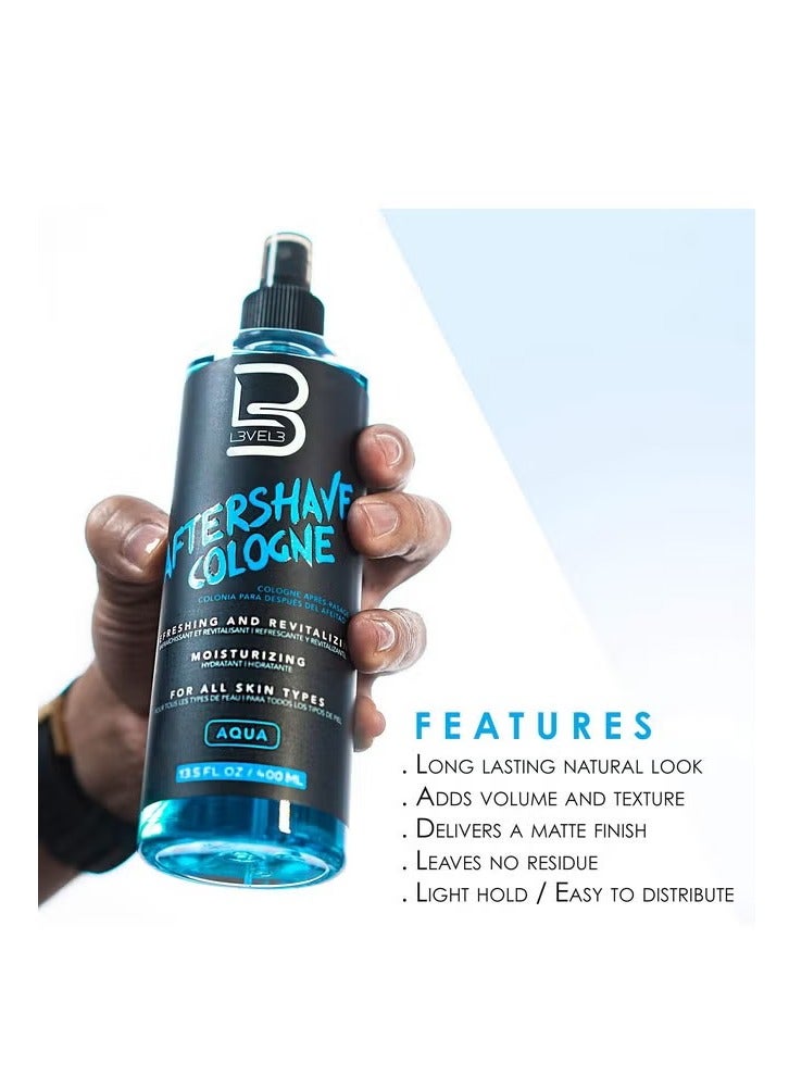 L3 كولونيا بعد الحلاقة مستوى 3 تهدئ الاحمرار والتهيج مرطب ومنعش لبشرتك 400 مل - Image 3