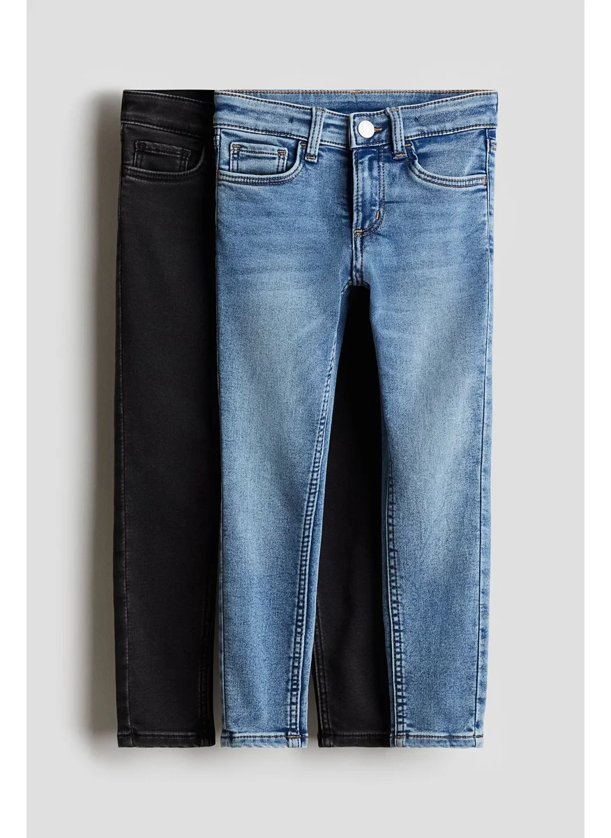 H&M 2-Pack Supersoft Skinny Fit Jeans