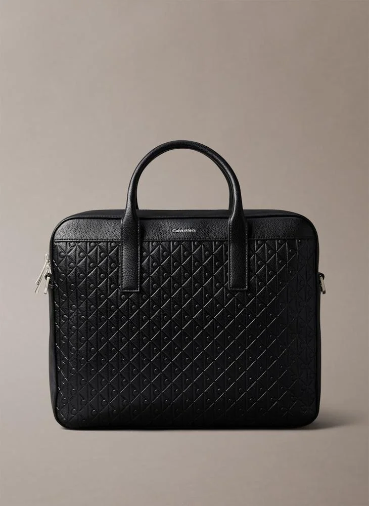 CALVIN KLEIN EMBLEM EMBOSS laptop bag