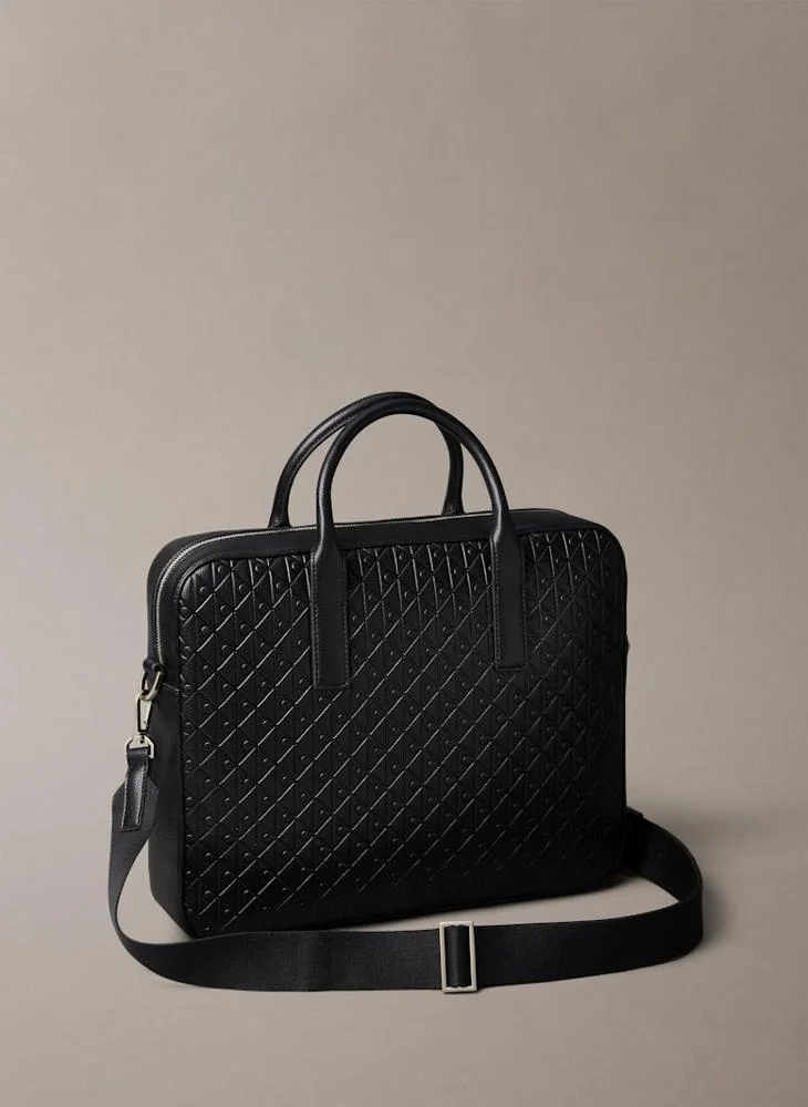 CALVIN KLEIN EMBLEM EMBOSS laptop bag
