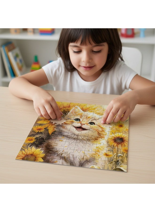 بازل 300 قطعة برسمة القطة اللطيفة للكبار والمراهقين-المقاس 377 x 252 mm - Image 2