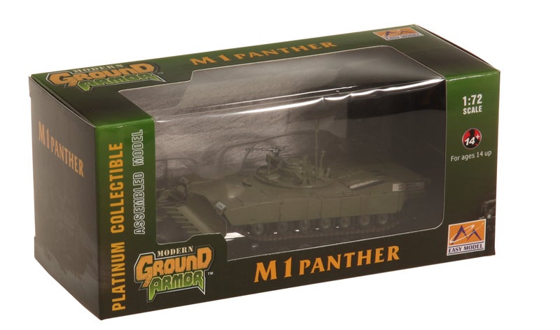 Easy Model M1 Panther with Mine Clearing Blade System Die Cast Military Land Vehicles - Image 3