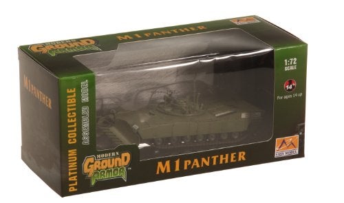 Easy Model M1 Panther with Mine Clearing Blade System Die Cast Military Land Vehicles - Image 1
